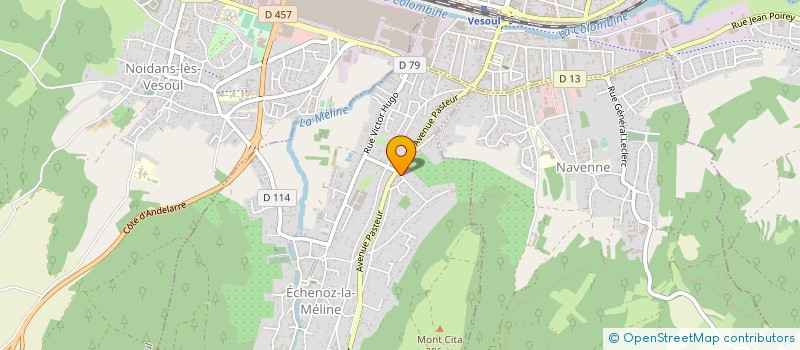 localisation de l'entreprise ELEC-LUPEEN à NOIDANS-LES-VESOUL