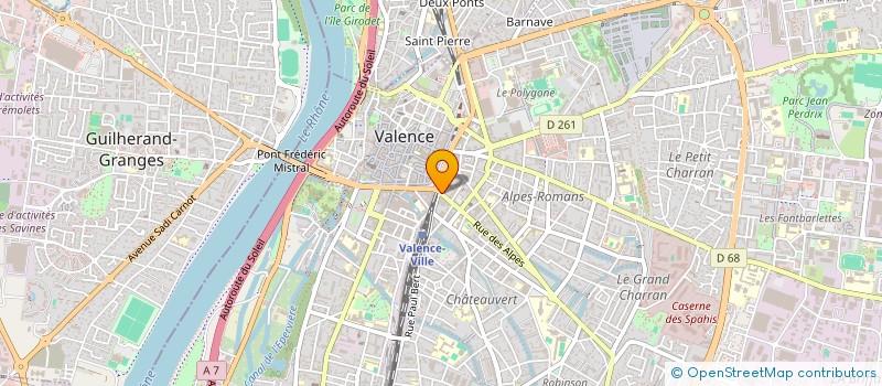 localisation de l'entreprise ELEC MIX  VALENCE