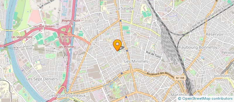 localisation de l'entreprise ELEC & MULTISERVICES OCCITANIE à TOULOUSE
