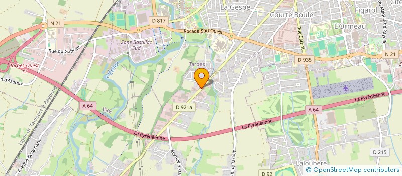 localisation de l'entreprise ELEC'O  ODOS