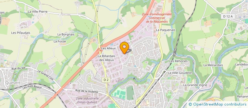 localisation de l'entreprise ELEC OUEST à TADEN