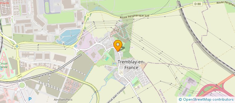 localisation de l'entreprise ELEC PHOENIX SARL à TREMBLAY-EN-FRANCE