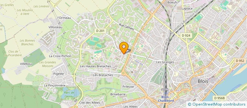 localisation de l'entreprise ELEC-PLUS  BLOIS