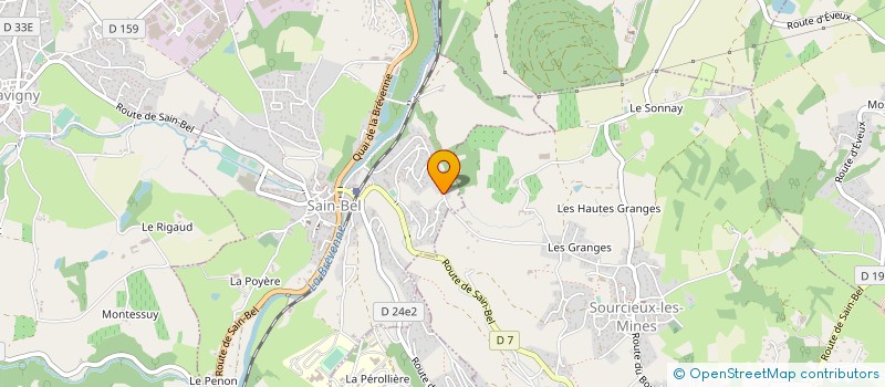 localisation de l'entreprise ELEC PLUS  SAIN-BEL