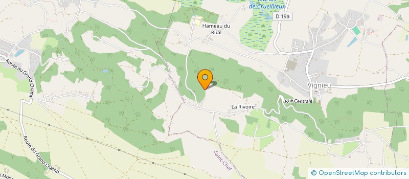 localisation de l'entreprise ELEC PLUS ELECTRICITE RESEAUX  VIGNIEU