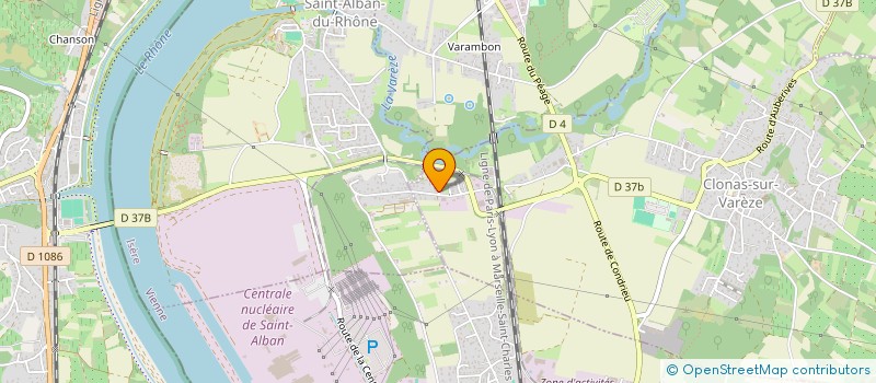 localisation de l'entreprise ELEC POCINHO  CLONAS-SUR-VAREZE