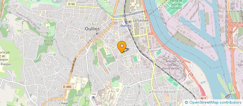 localisation de l'entreprise ELEC PRO LYON  OULLINS-PIERRE-BENITE