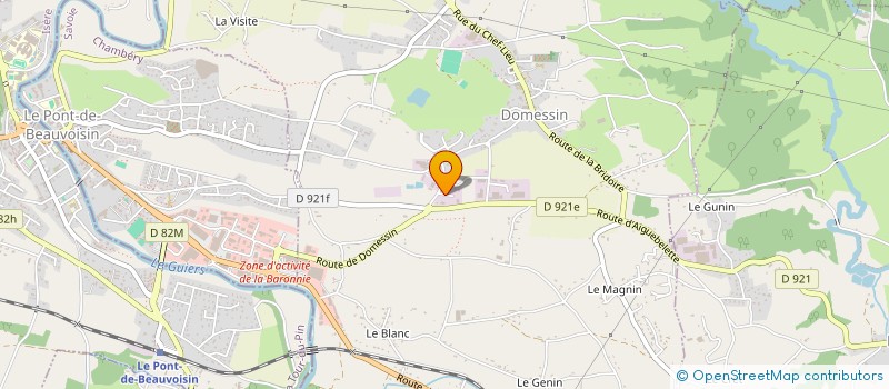 localisation de l'entreprise ELEC PRO SHOP à DOMESSIN