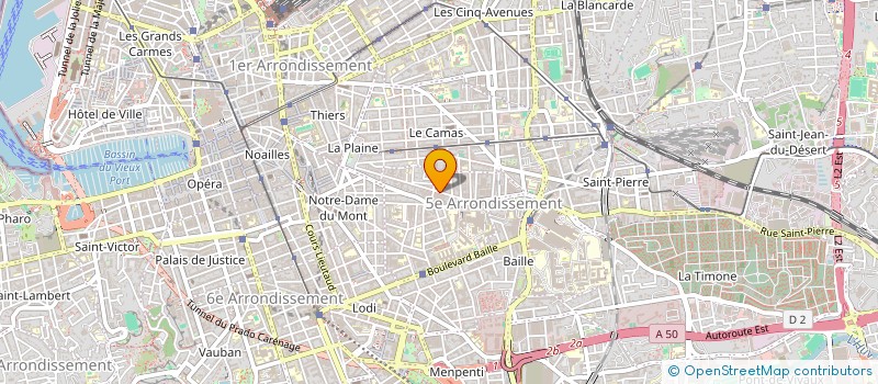 localisation de l'entreprise ELEC PROVENCE à MARSEILLE