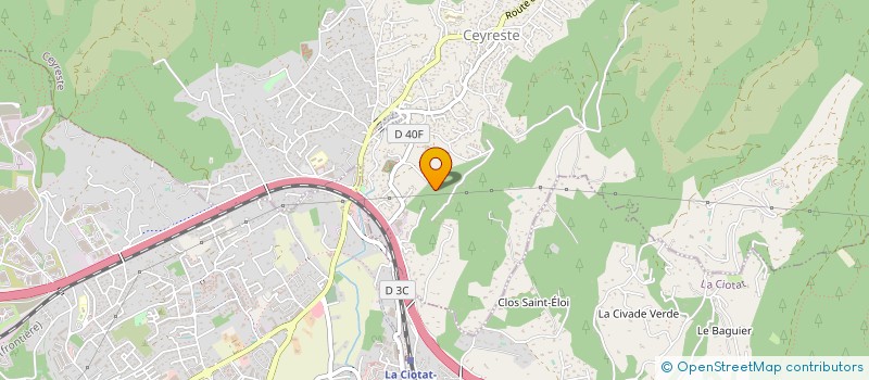 localisation de l'entreprise ELEC PUCCI à LA CIOTAT