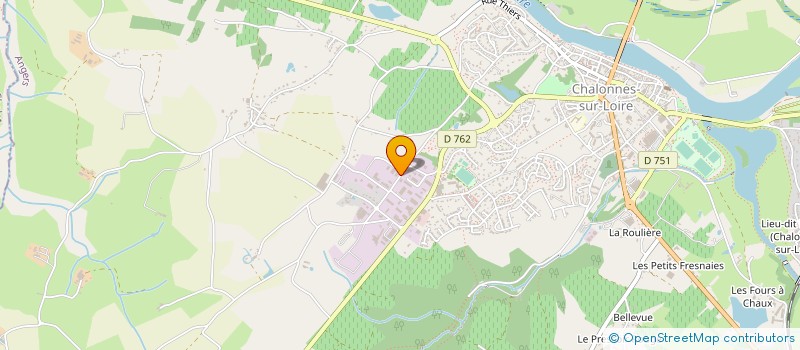 localisation de l'entreprise ELEC REA à CHALONNES-SUR-LOIRE