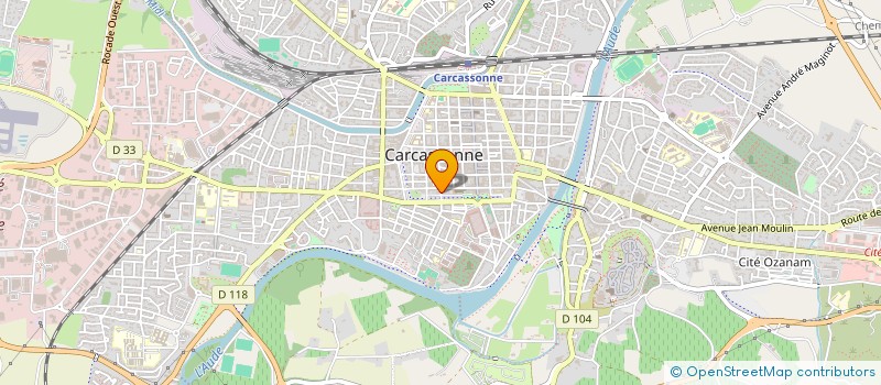 localisation de l'entreprise ELEC RENOV SERVICES à CARCASSONNE