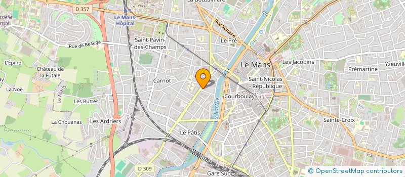 localisation de l'entreprise ELEC'REPAR  LE MANS