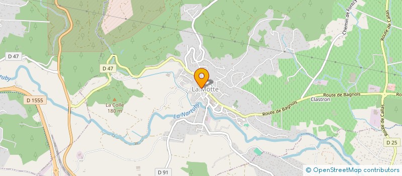localisation de l'entreprise ELEC SANDRY à LA MOTTE