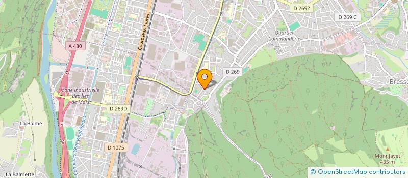 localisation de l'entreprise ELEC-SERVICE 38 à ECHIROLLES