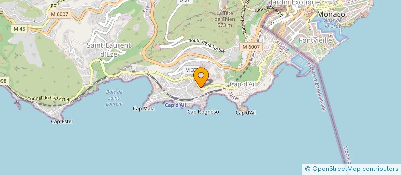 localisation de l'entreprise ELEC'SERVICE à CAP-D'AIL