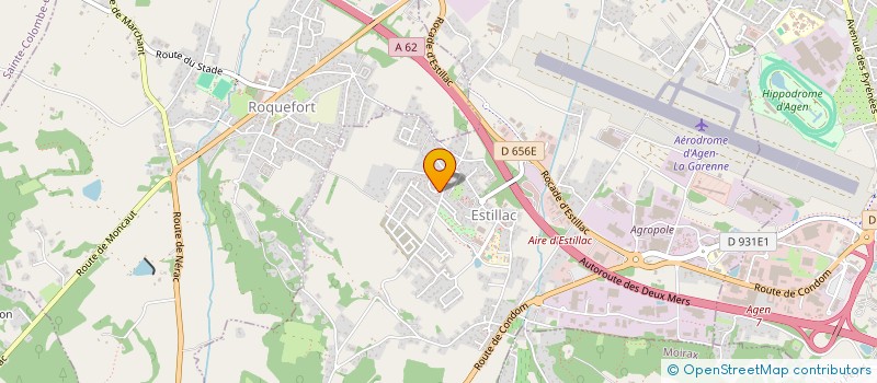 localisation de l'entreprise ELEC SERVICE FCS  ESTILLAC