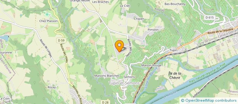 localisation de l'entreprise ELEC SERVICES  TUPIN ET SEMONS