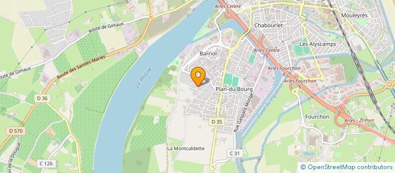 localisation de l'entreprise ELEC SERVICES à ARLES
