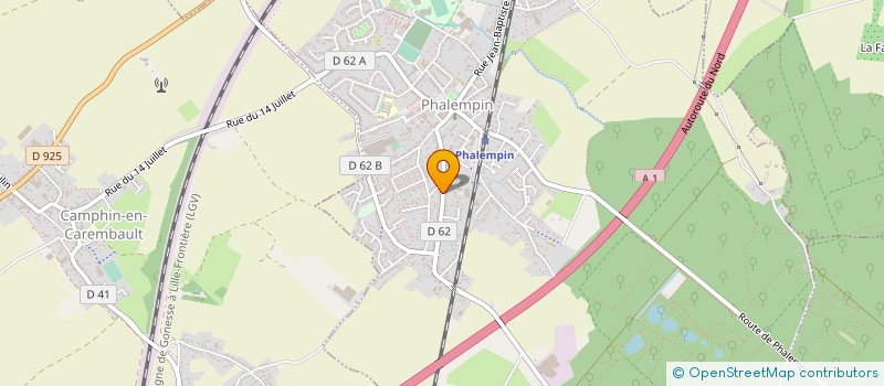 localisation de l'entreprise ELEC SION à CAMPHIN-EN-CAREMBAULT