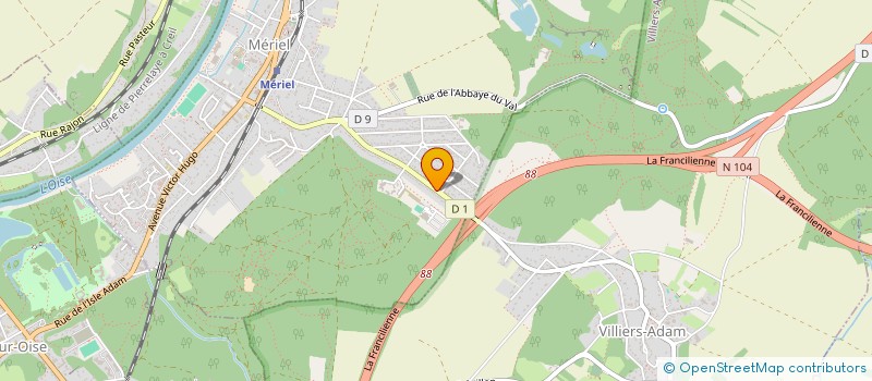 localisation de l'entreprise ELEC-SOFIA  MERIEL