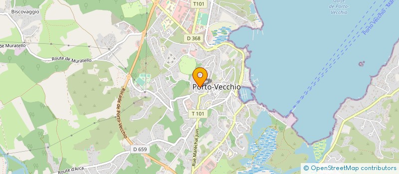 localisation de l'entreprise ELEC SUD 2A à PORTO-VECCHIO