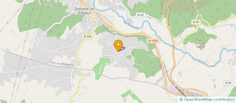 localisation de l'entreprise ELEC SUD 83 à TRANS-EN-PROVENCE