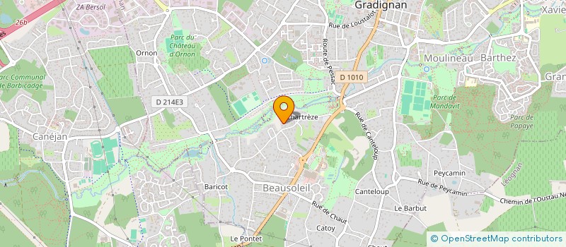 localisation de l'entreprise ELEC'SUR  GRADIGNAN