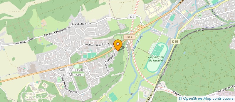 localisation de l'entreprise ELEC' SYSTEM à SAINT-SEBASTIEN-DE-MORSENT