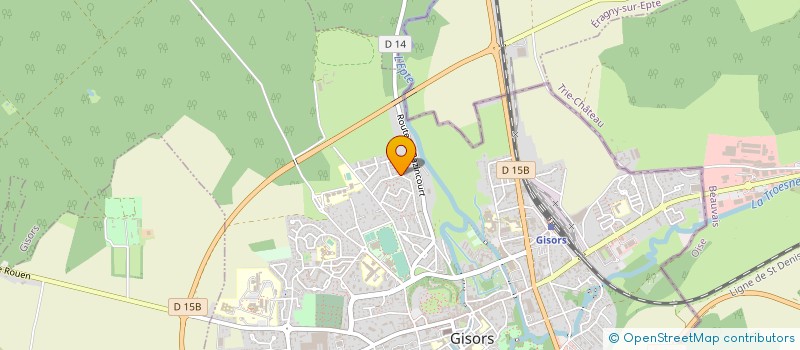 localisation de l'entreprise ELEC TECHNOLOGIE à GISORS