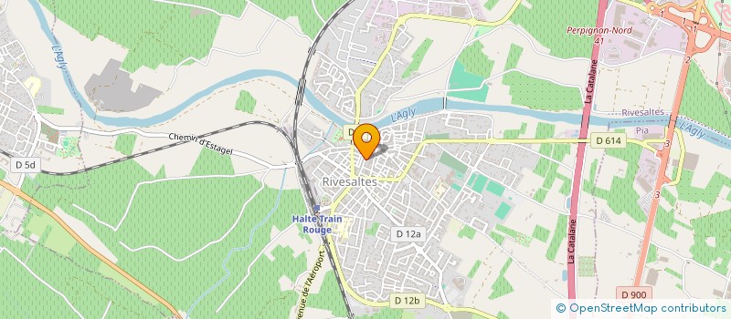 localisation de l'entreprise ELEC & VOUS  RIVESALTES