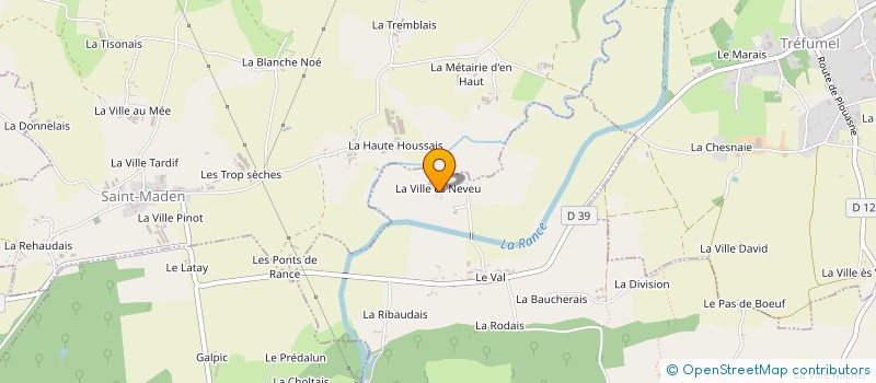 localisation de l'entreprise ELEC YGEB  PLOUASNE