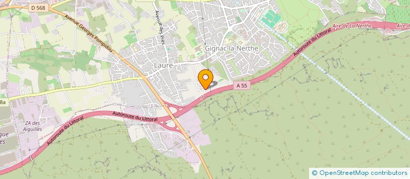 localisation de l'entreprise ELEC ZC à GIGNAC-LA-NERTHE