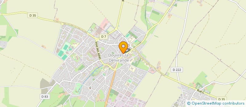 localisation de l'entreprise ELEC3TEC à DOUVRES-LA-DELIVRANDE