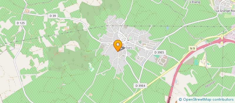 localisation de l'entreprise ELECA  TOURBES