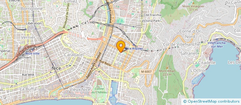 localisation de l'entreprise ELECALARM à NICE