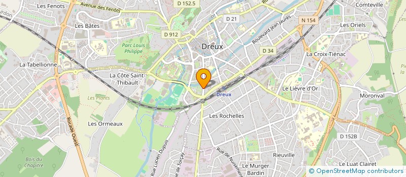 localisation de l'entreprise ELECBORNE à DREUX