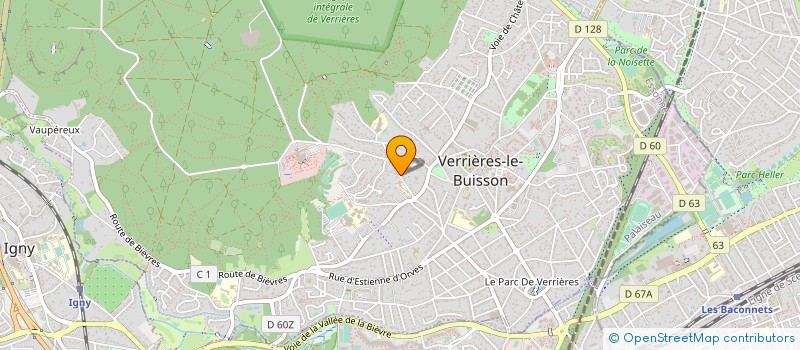 localisation de l'entreprise ELECDAN DISTRIBUTION à VERRIERES LE BUISSON