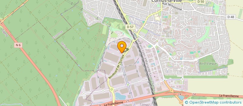 localisation de l'entreprise ELECDICOM  COMBS-LA-VILLE