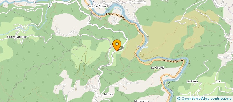 localisation de l'entreprise ELECDRIX  BEAUVENE