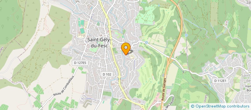 localisation de l'entreprise ELECFUSION JB à SAINT-GELY-DU-FESC