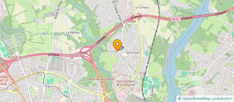 localisation de l'entreprise ELECGRID à LA CHAPELLE-SUR-ERDRE