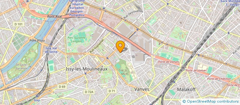 localisation de l'entreprise ELECHEM à ISSY-LES-MOULINEAUX
