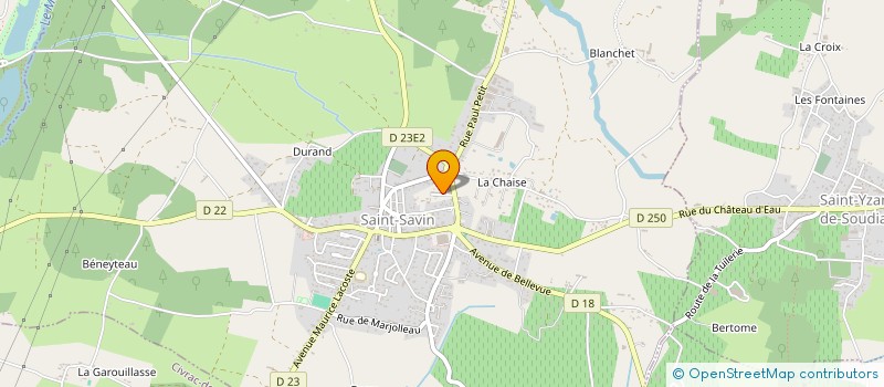 localisation de l'entreprise ELECINSTALL  SAINT-SAVIN