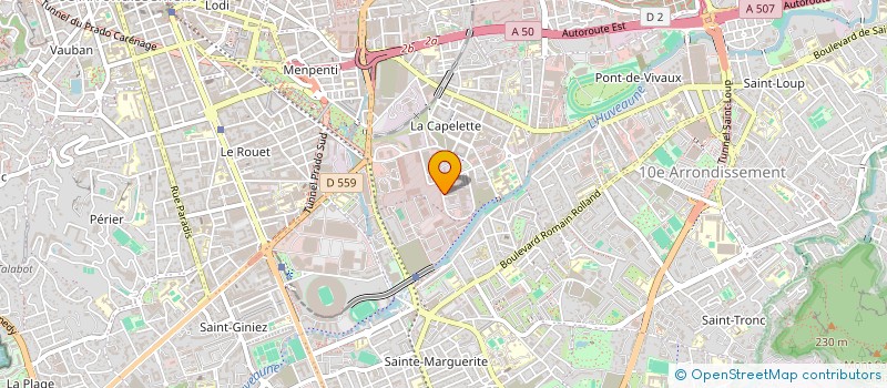 localisation de l'entreprise ELECLIM 13 à MARSEILLE