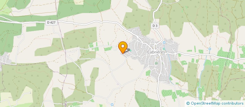 localisation de l'entreprise ELECLIM  CABRIERES