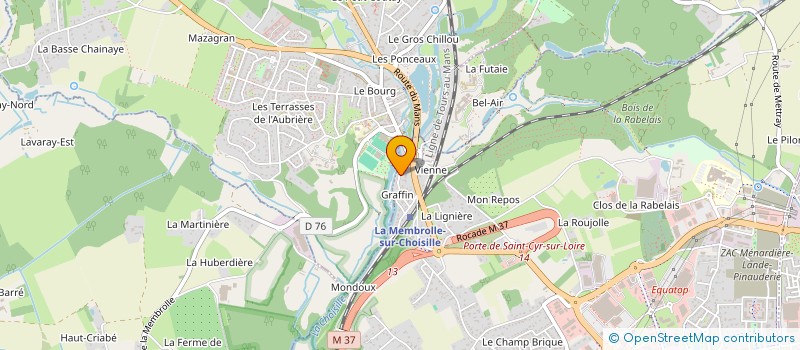 localisation de l'entreprise ELECLO  SAINT-CYR-SUR-LOIRE