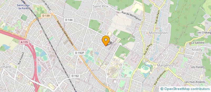 localisation de l'entreprise ELECMER à SAINT-PRIX