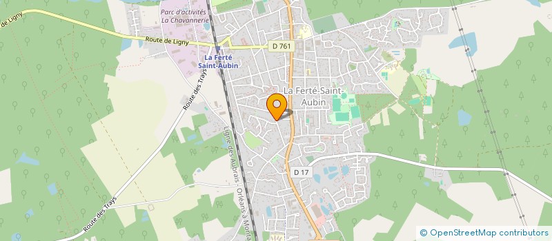 localisation de l'entreprise ELECMOTIC  LA FERTE-SAINT-AUBIN