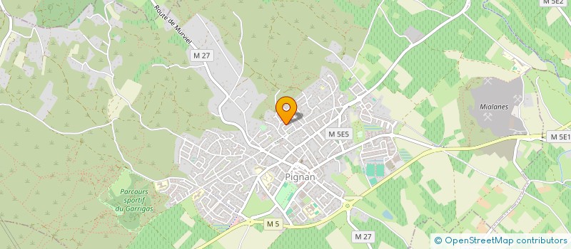 localisation de l'entreprise ELECO à PIGNAN